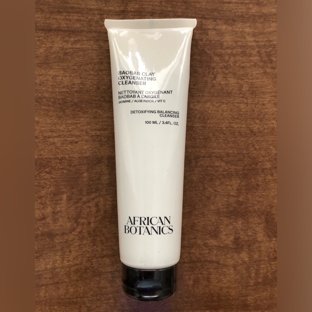 African Botanics Baobab Clay Oxygenating Cleanser 3.4 oz 100ml Full Size ~ New🧡